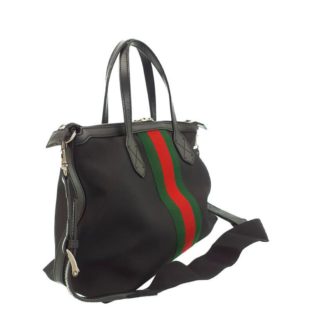 Gucci GG signature web Tan Shoulder bag Supreme canvas Brown Sherry